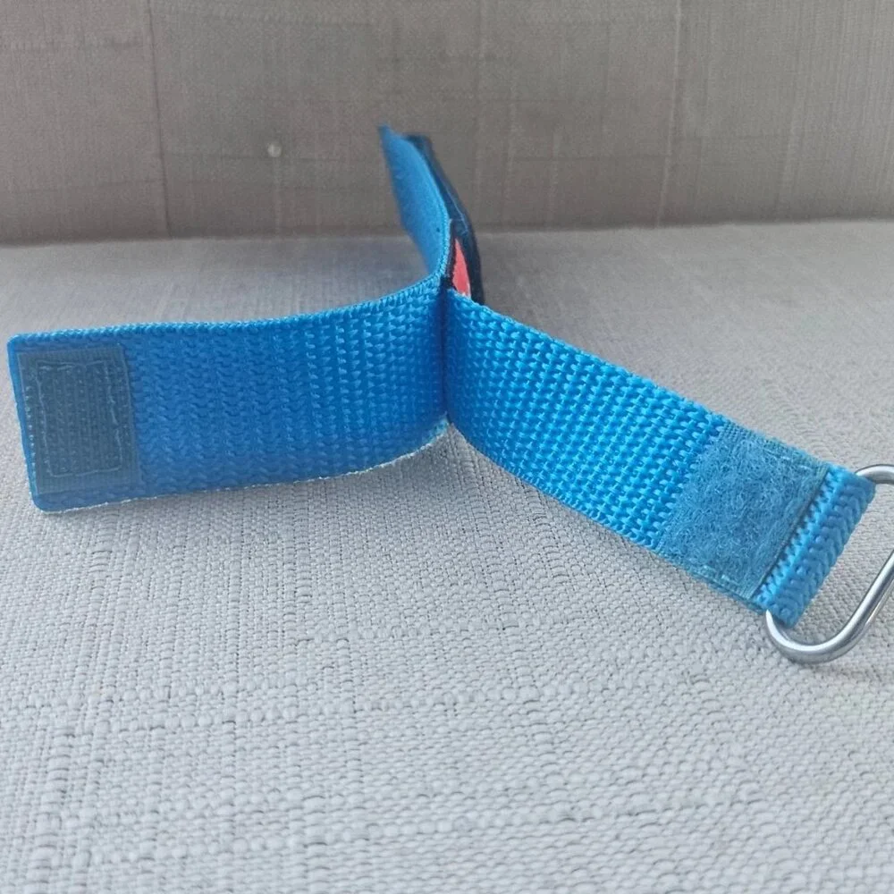 Replacement Strap Blue Canvas Sport Waterproof Band Size 22mm Unbranded